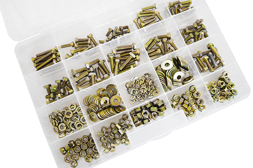 Porsche Yellow Zinc Metric Hexagon Head Bolt Set SMC-012-007-11