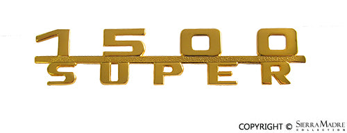 Typenzeichen Schriftzug Badge 1600 Super für Porsche 356